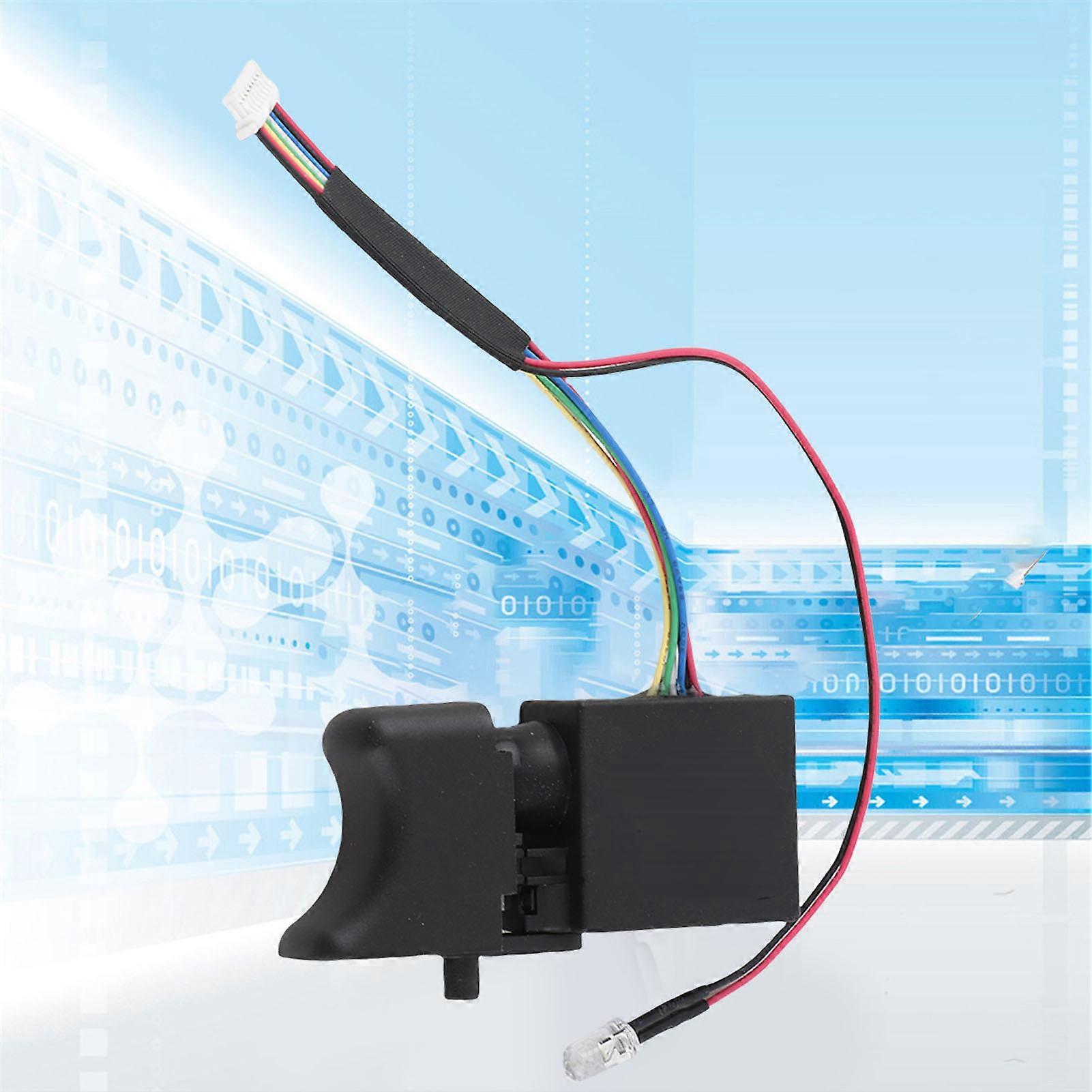Black Adjustable Speed CW/CCW Electric Drill Trigger Switch