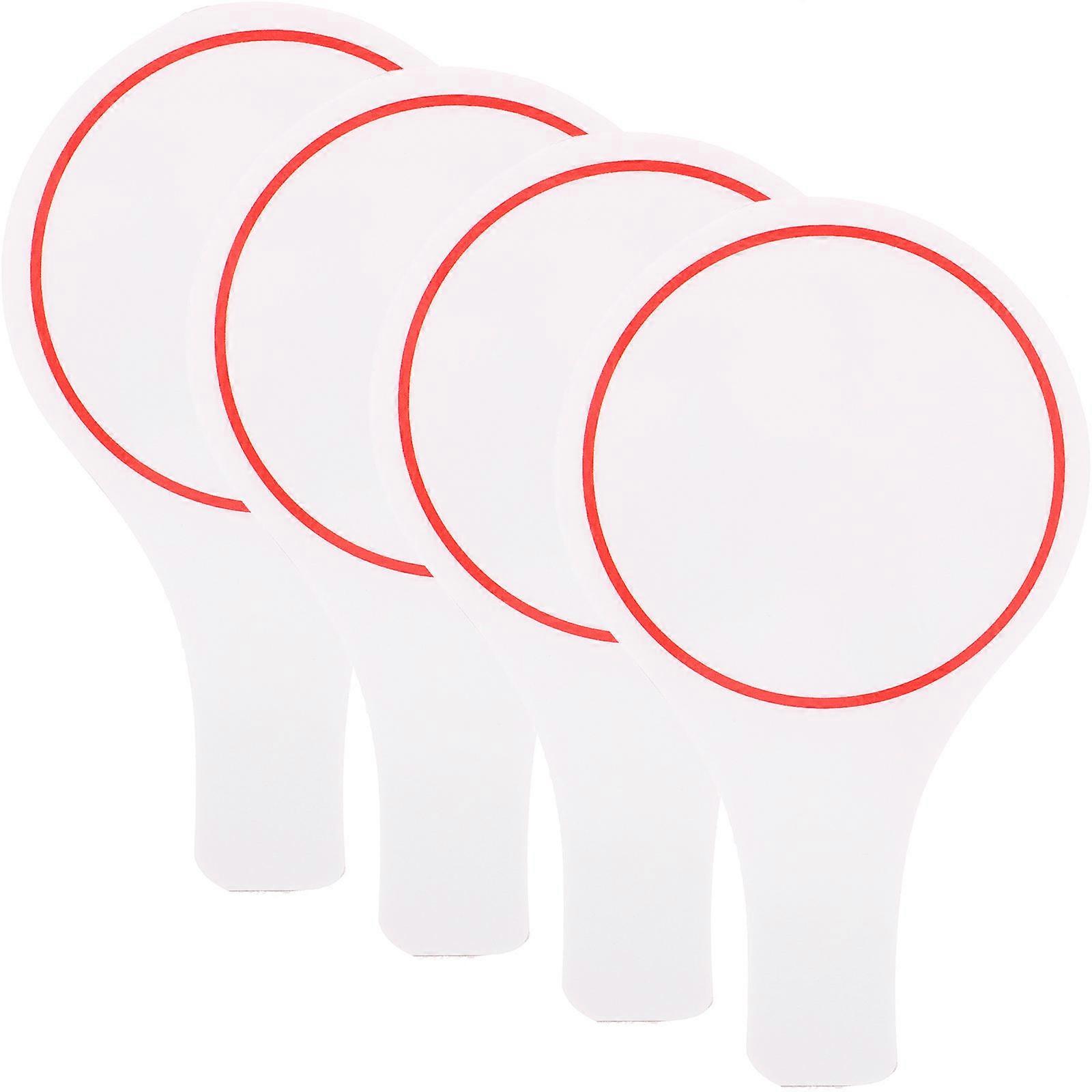 Handheld Scoreboard Erasable Blank Board for Scoring Competitions 4Set