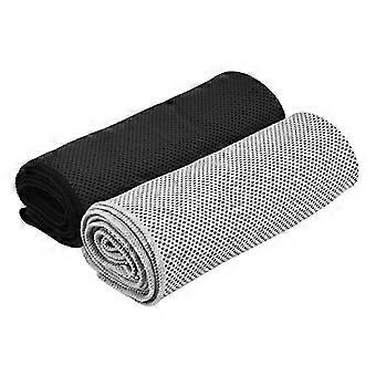 Toalha Fria Multifuncional para Pescoço, Ideal para Atletas, 1 Unidade, Cinza