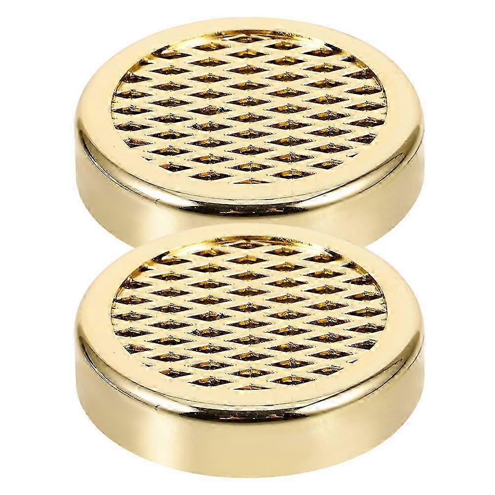 Cigar Humidifier Sheet | Gold Round | 2Pcs