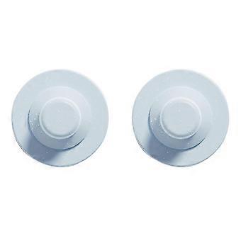 2X Lämplig för Laifen hårtork Magnetisk väggmonterad förvaringskonsol LF03 Luftmunstycke Hårtorkhängare - Blå