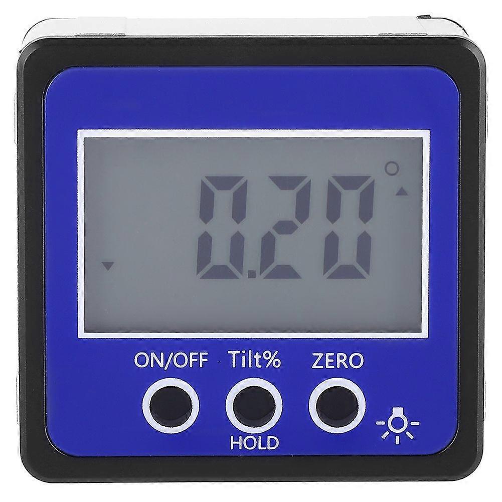 Digital Protractor Inclinometer Leveling Instrument 4*90 Degree Magnetic Base