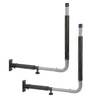 Car Roof Box Wall Mount Rack Foldable Telescopic 50KG Load Bearing Kayak Storage Hooks Hanger for Canoes Surfboard