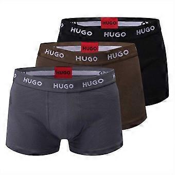 Hugo Mens Repeat Logo Stretch Boxer Shorts (Pack of 3)
