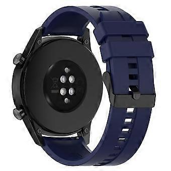 20mm Silicone Adjustable Watch Band Wrist Strap for Huawei Watch GT Runner/Watch GT3 42mm Buckle [MI]