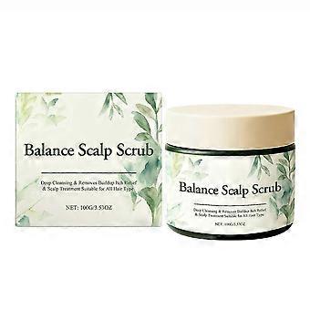 Scrub naturale per cuoio capelluto grasso, trattamento esfoliante detergente profondo per cuoio capelluto, cura nutriente per cuoio capelluto grasso e capelli grassi