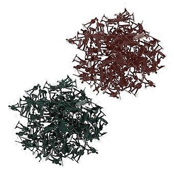 Mini Soldiers Figurine Plastic Army Men Toy Soldiers for Display Use