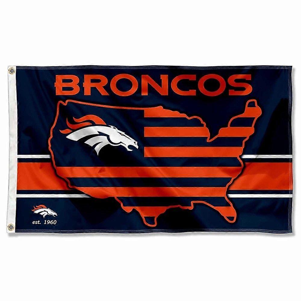 Drapeau de l'équipe de football américain des Broncos de Denver (NFL AG00308)