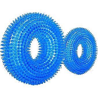 Dog Toy Puppy Squeak Bite Resistant Non Toxic Soft Natural Rubber 2pcs Gift