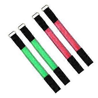 Night Running Reflective Gear LED Armband for Safety 4Pcs Set