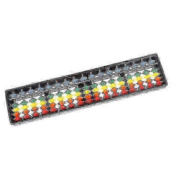 Portable 13/15/17 Column Abacus Arithmetic Soroban School Math Learning Tool-mxbc