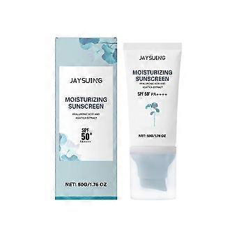 Solkrem Face SPF 50+, Centella Asiatica Solkrem SPF 50 for ansikt og kropp, Daily Sun Protection Lotion, forfriskende og ikke-fet for alle hudtyper