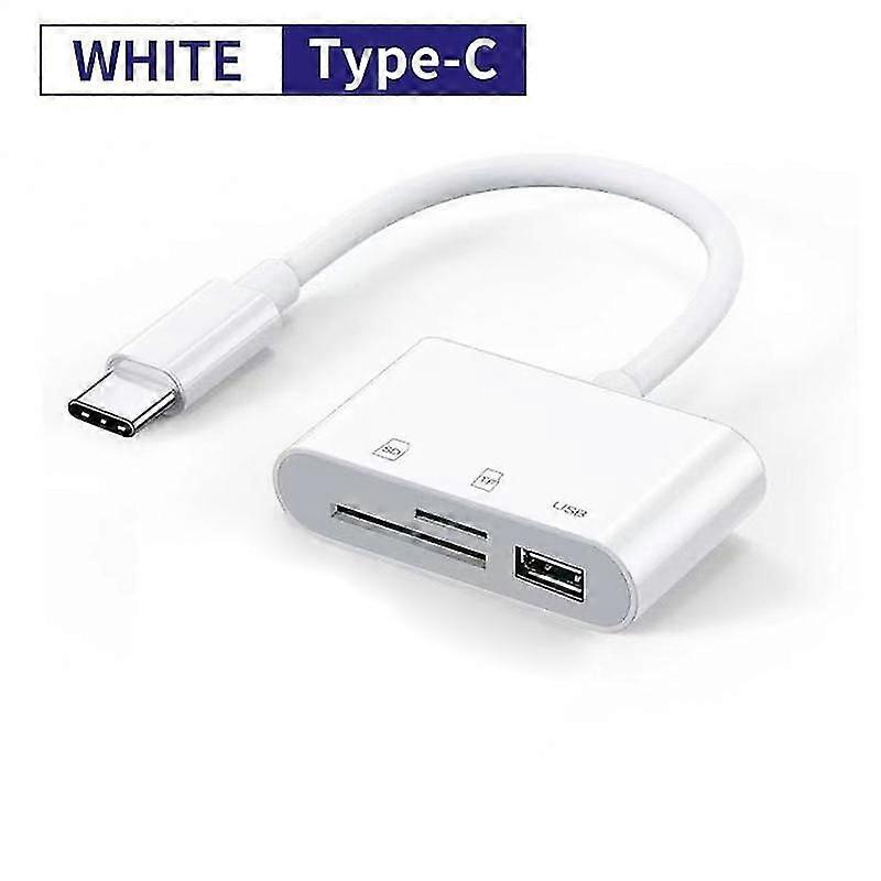USB Type-C OTG Adapter TF CF SD Memory Card Reader Micro USB Type C Converter For