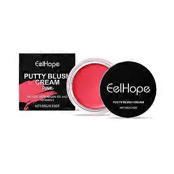 Rosa Rouge Tonerde, natürlich, zart, hell und rot Farbentwicklung Make-up Lang anhaltendes monochromes mattes Rouge