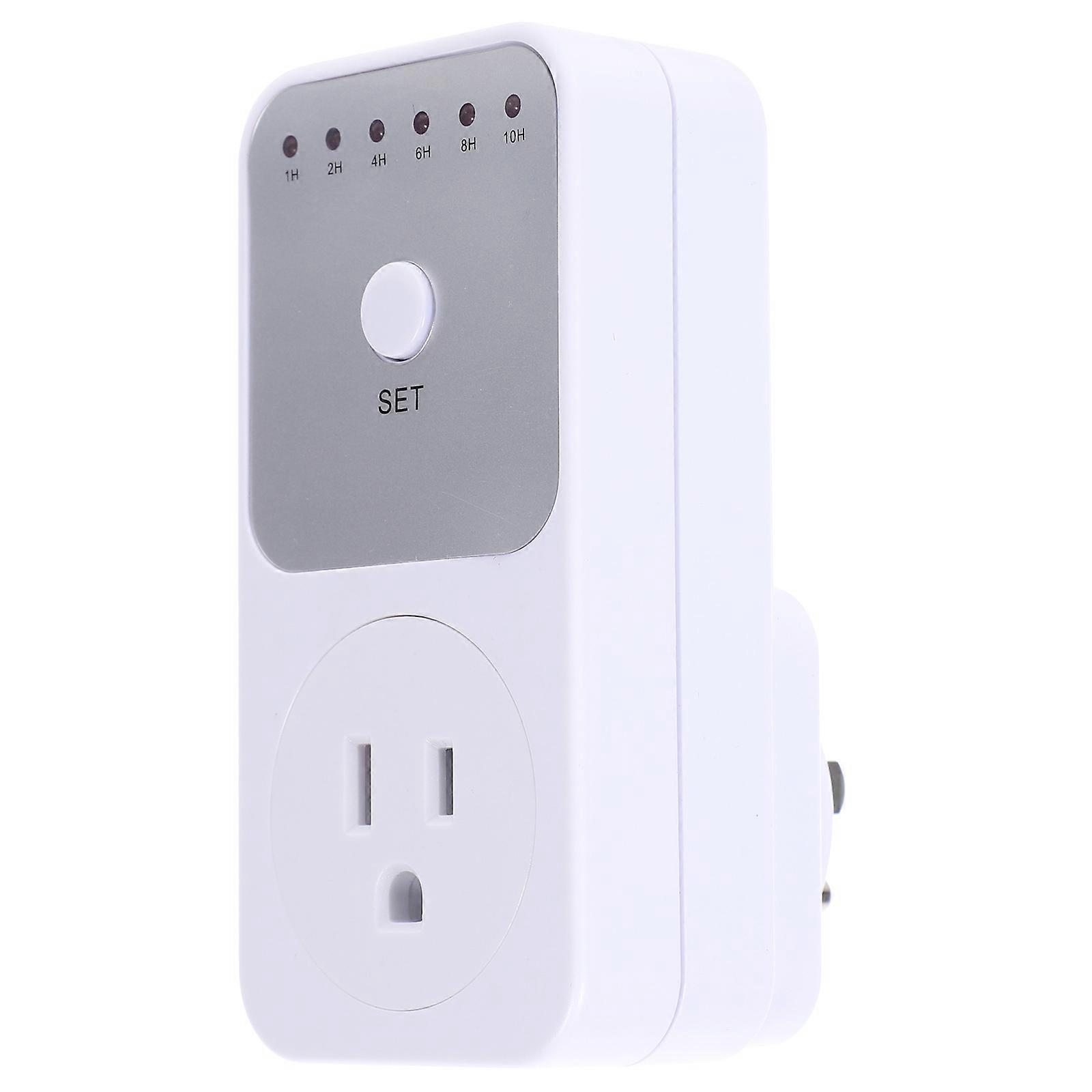 Adjustable Electric Timer for Electrical Outlet with 3-Prong
