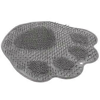 Back Scrubber Massage Pad Foot Scrubbing Mat Cat Claw Shape 36x34cm 1Pcs