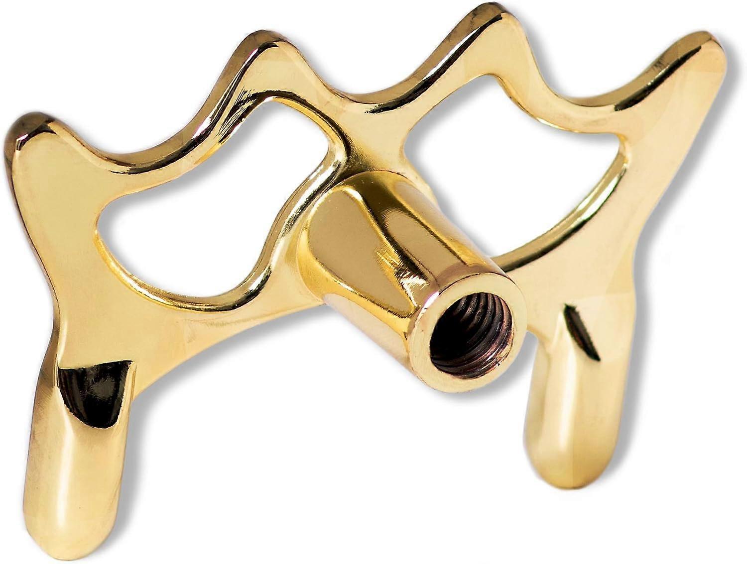 Billiard Pool Cue Solid Brass Screw-on Bridge Head 2 1/2"