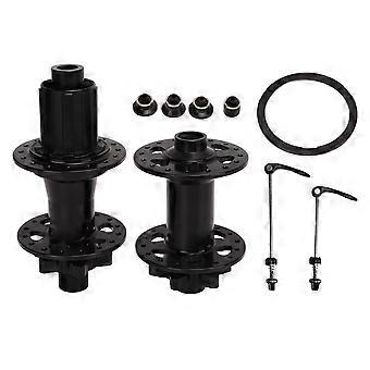 Fiets Voor Achter Schijfnaaf 32 Gaten Voor 2 Achter 4 Lagers Cassettenaven Set Aluminiumlegering met Quick Release Spies