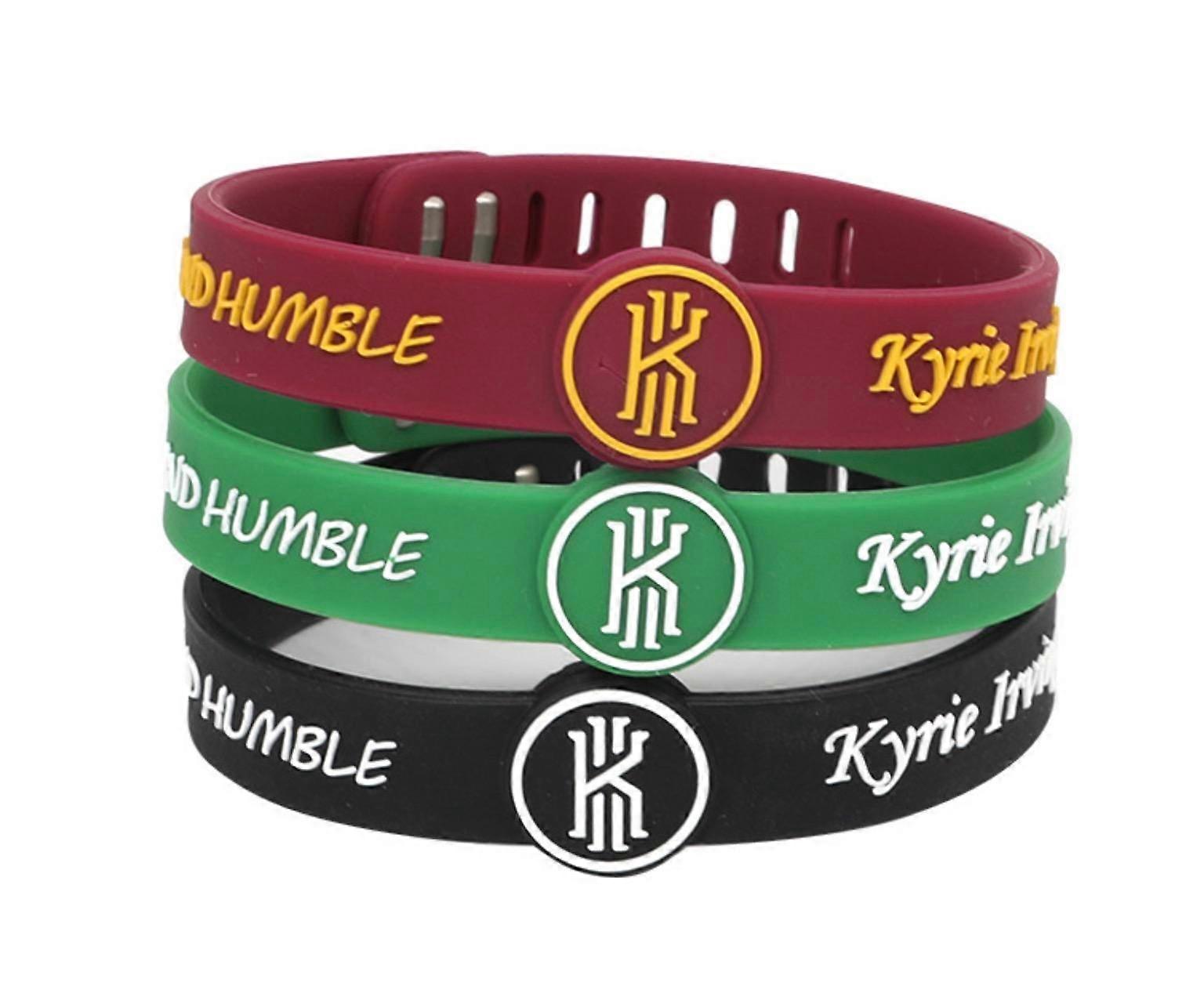 3pcs Kyrie Bracelet en Silicone Réglable