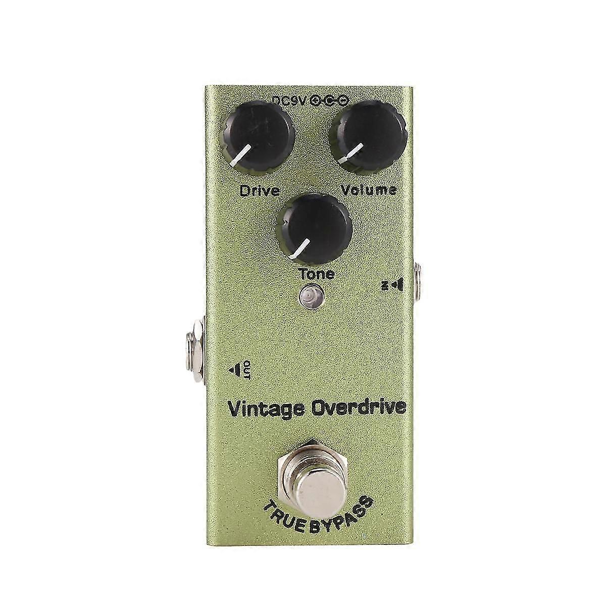 Mini Elgitarr Effektpedal Elgitarrpedal Vintage Overdrive För Elgitarr
