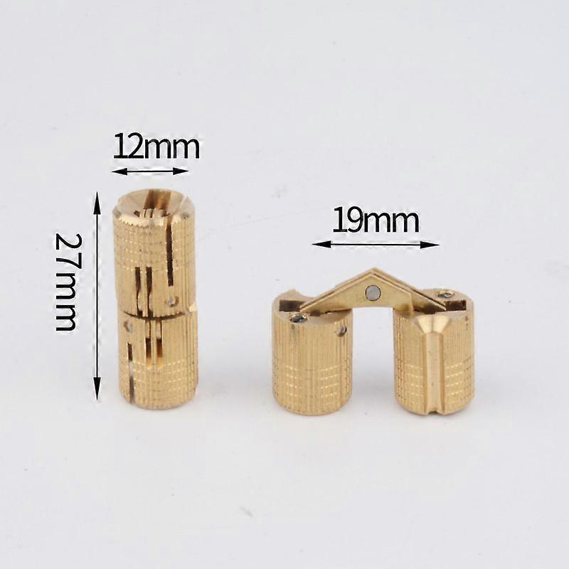Cylindrical invisible hinge - Diameter: 12mm