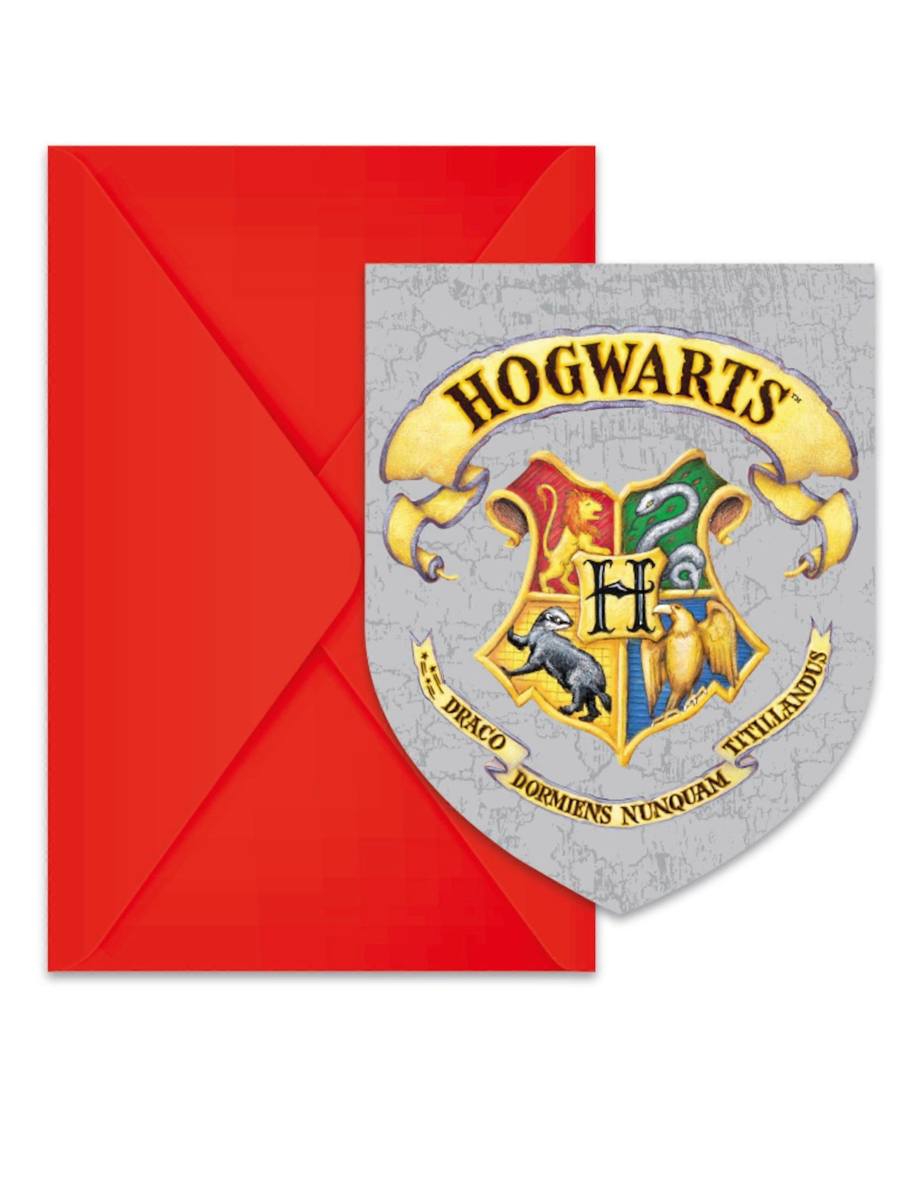 Harry Potter Invitations with Envelopes