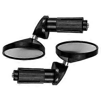 pair of handlebar mirrors for road bikes or electric bikes, made of aluminum alloy, with high-definition lenses.