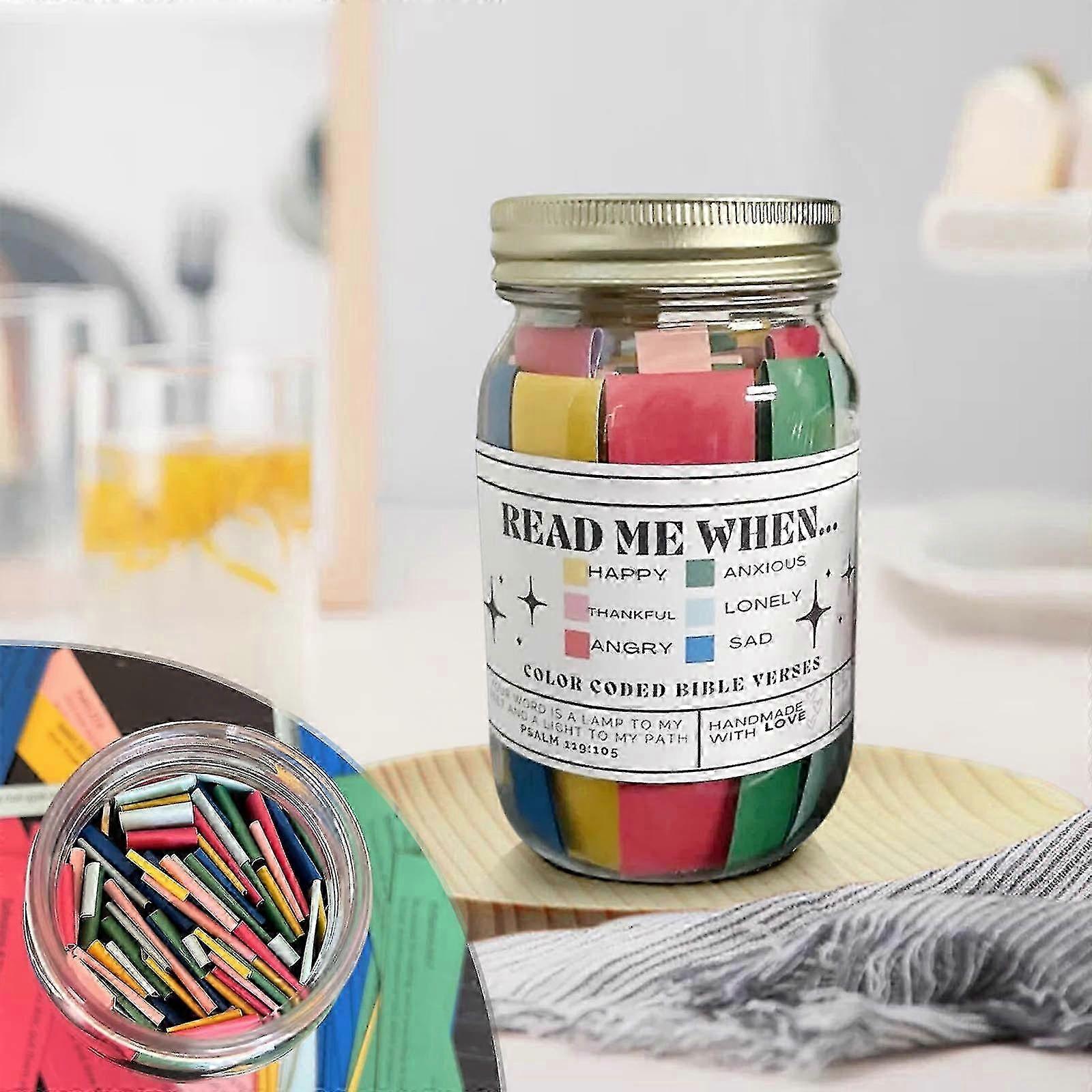 Emotion-Colour Coded Bible Verse Jar