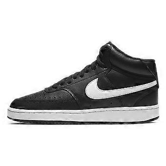 Nike Court Vision Mid Coverage Mid top Skateboard Shoes Women's Black White CD5436-001