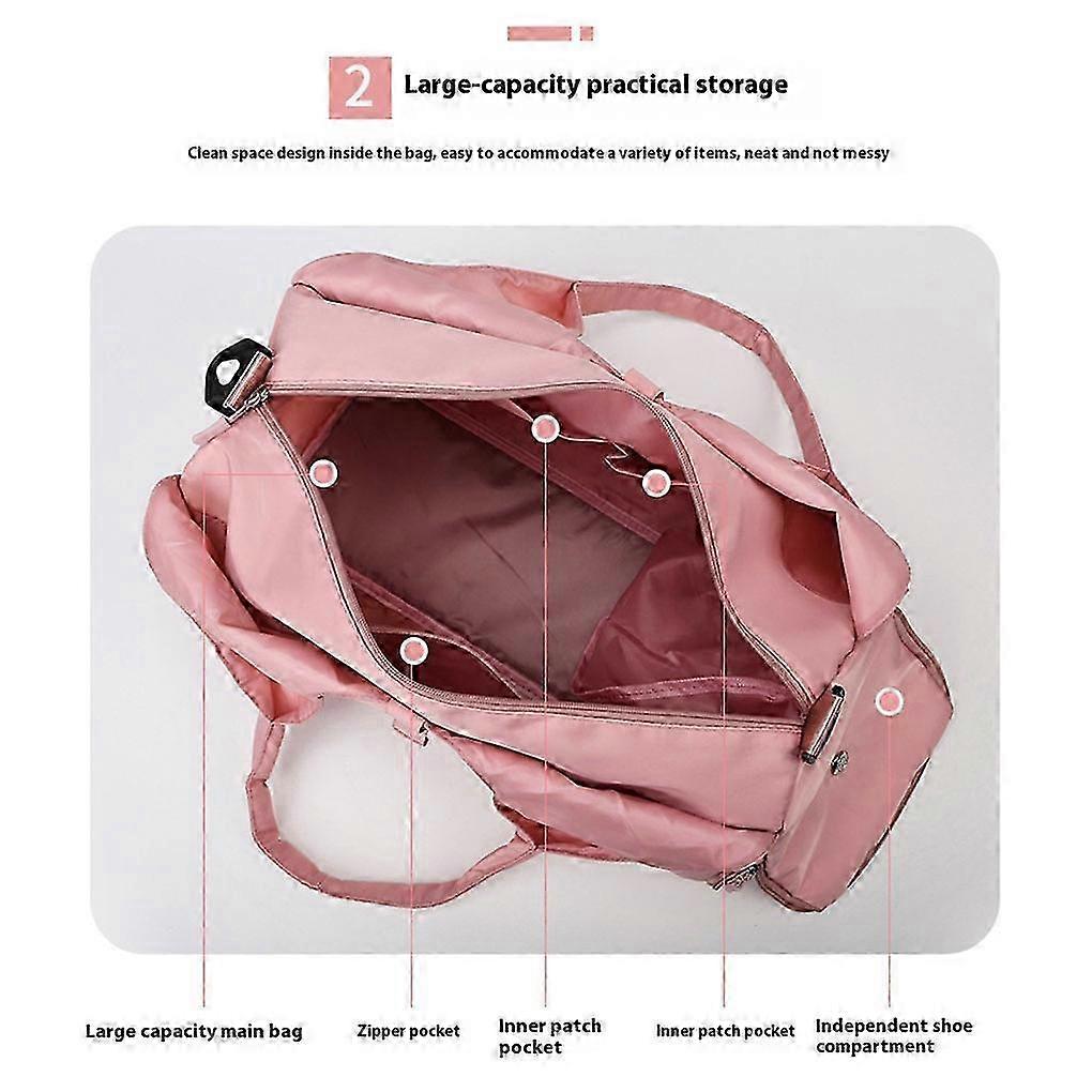 Adjustable Strap Gym Bag With Shoe Zone