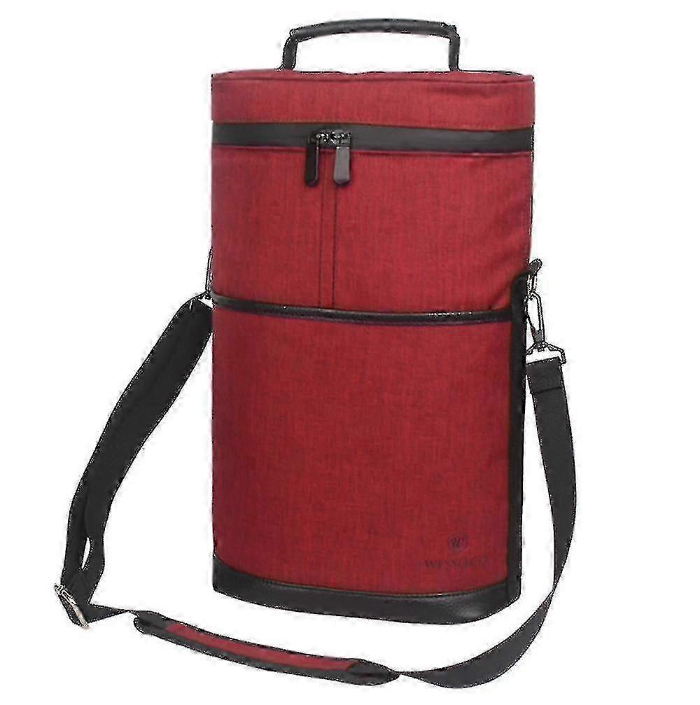 Double-Bottle Insulated Wine Carrier