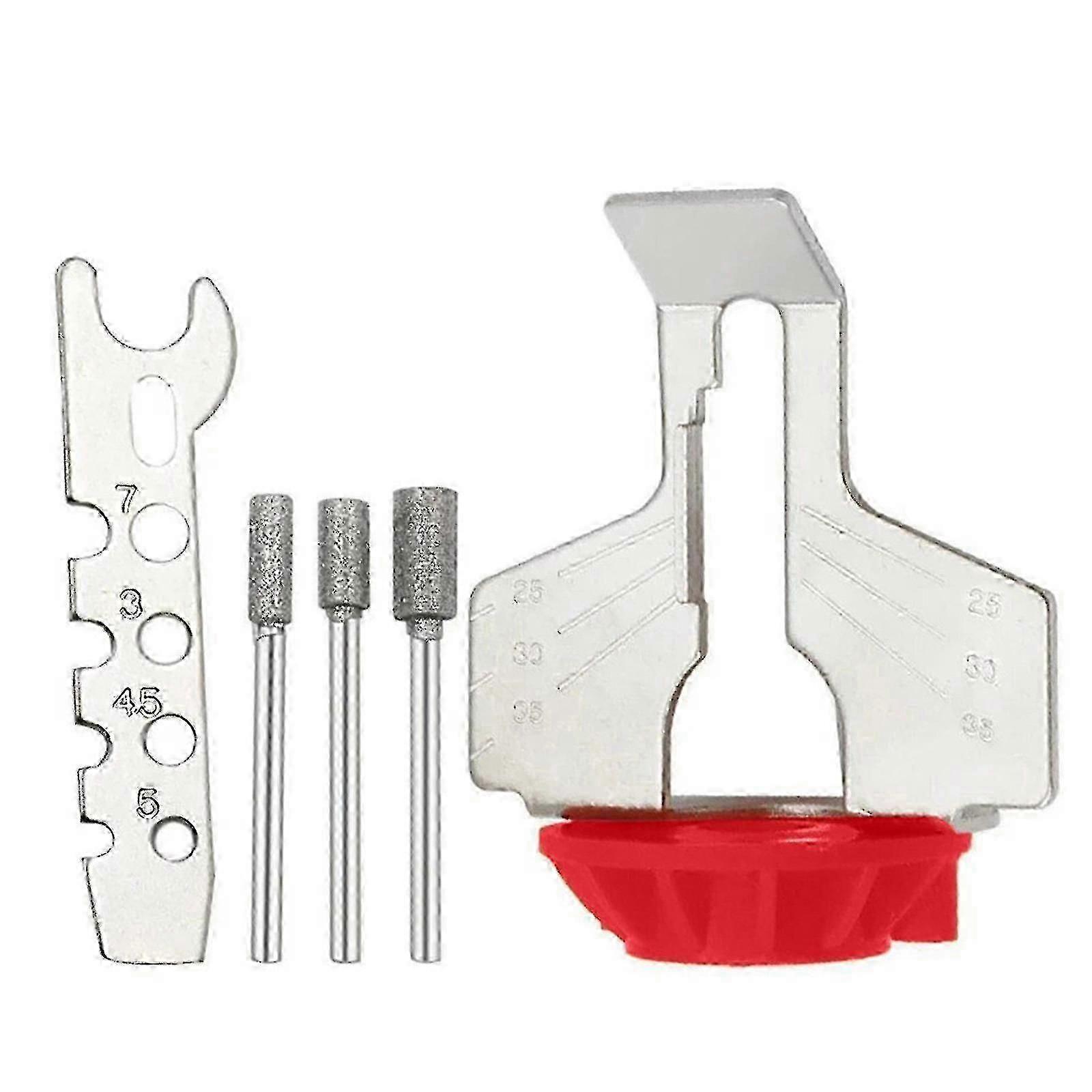 Rotary Drill Chainsaw Sharpening Kit - Universal Adapter Attachment