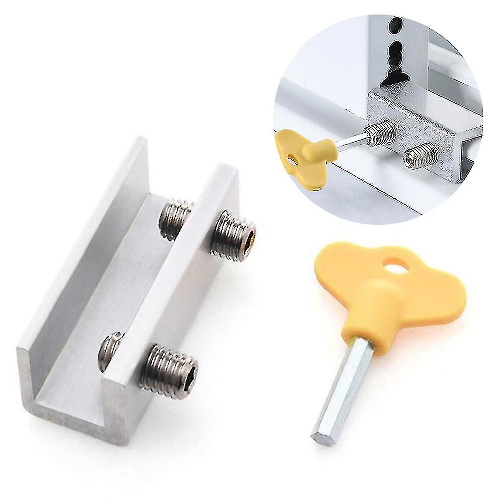 Serrure de verrouillage de serrure de fenêtre coulissante de sécurité pour bébé avec clé