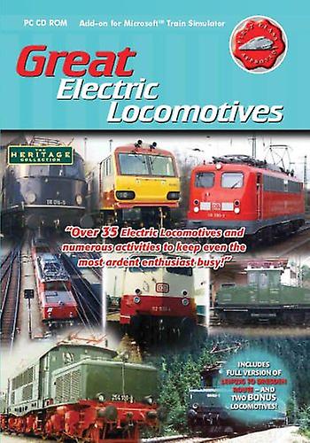 Great Electric Locomotives Add-On for MS Train Simulator (PC CD) - New & Sealed