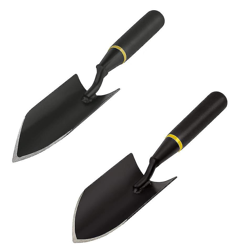 Heavy-duty Digging Shovel (2 Pack)trenching Blade And Comfortable Handle - Ideal For Garden, Landscaping, Construction, And Masonry - Perfect For Digg