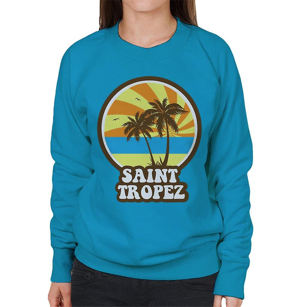 Saint Tropez Beach Retro kvinnors tröja