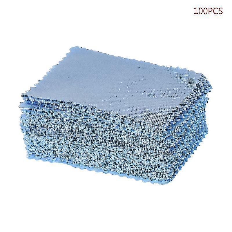 100 Pcs/pack Glasses Cloth Lens Cleaner Dust Remover Portable Wipes Non woven Fabric Phone Computer