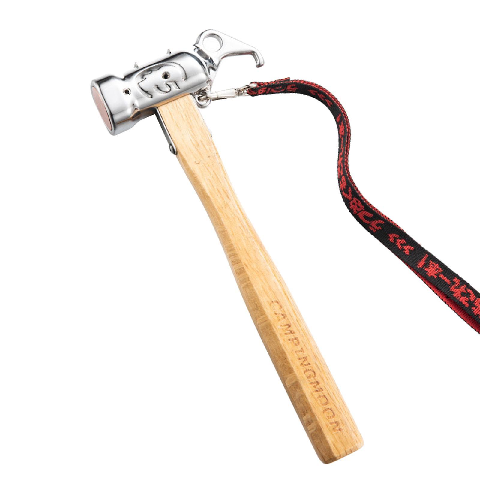 Copper Non Sparking Hammer Wood Handle Easy Carry Safety Tools for Hiking