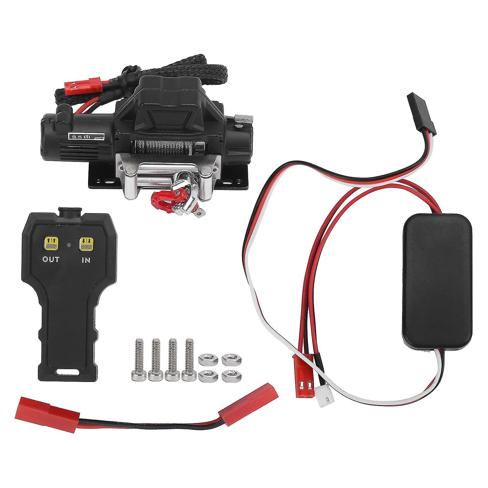 Automatic Winch With Handheld Remote Controler Single Motor Universal Winch For Rc Car