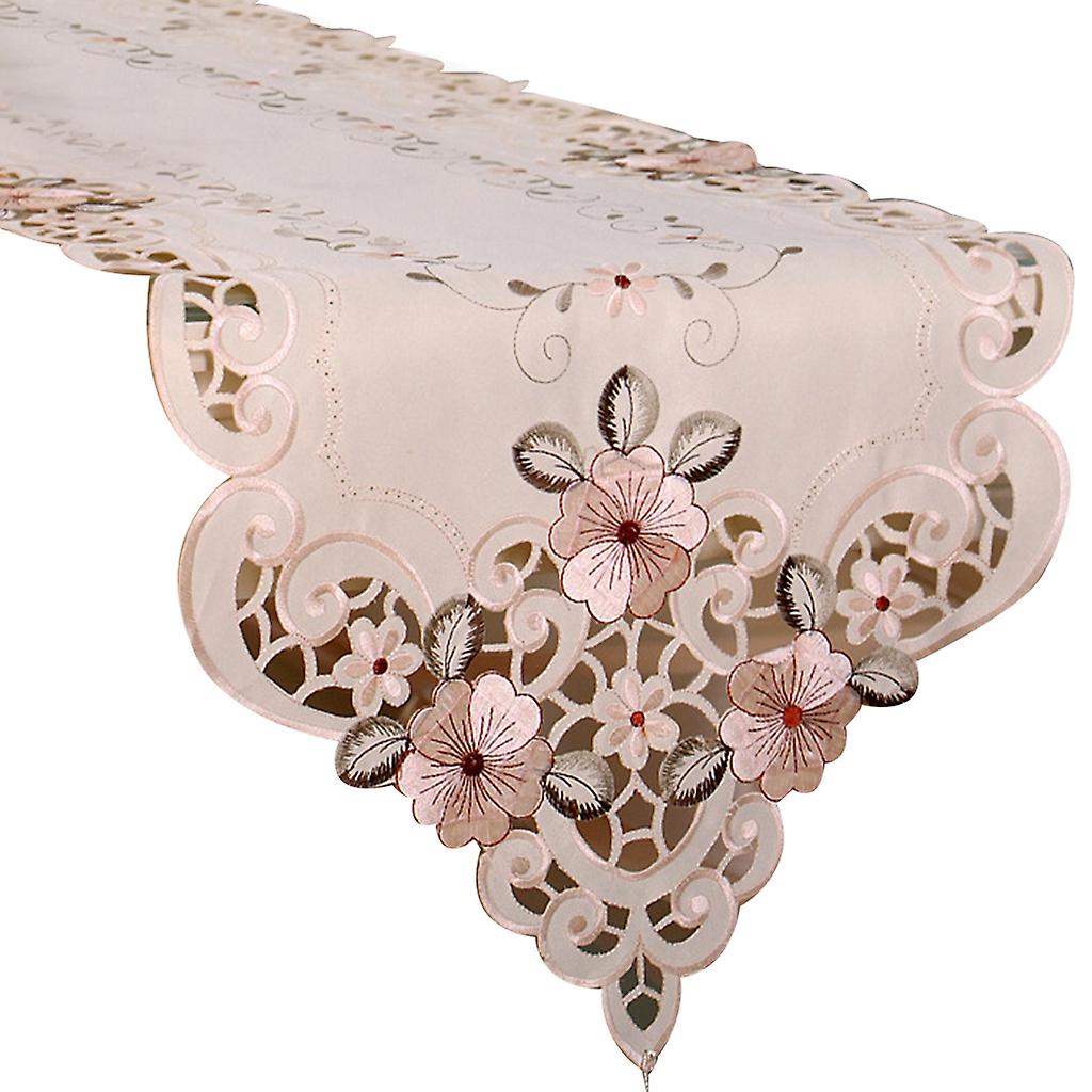Exquisite Embroidered Table Runner Luxury Table Runner Easy to Use Home Decor