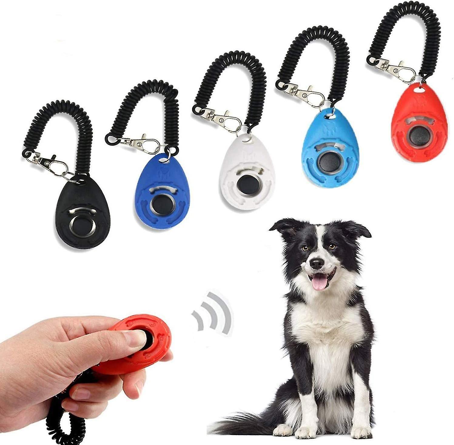 4 Pcs Dogs Clicker Training, Dog Dog Clicker, For Professional Pet Training, For Dogs, Cats, Birds