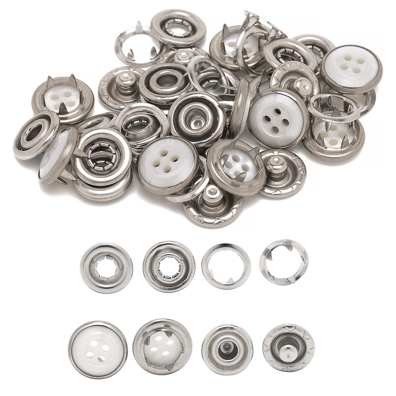 Pearl Snap Poppers Cap Buttons