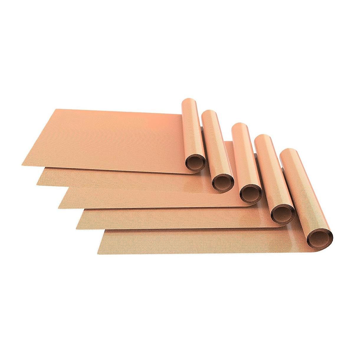 Oven Liners for Bottom of Oven, 5 Pack 16X24 Inch Thick Heavy Duty Non Stick Oven Mats, Reusable Ov