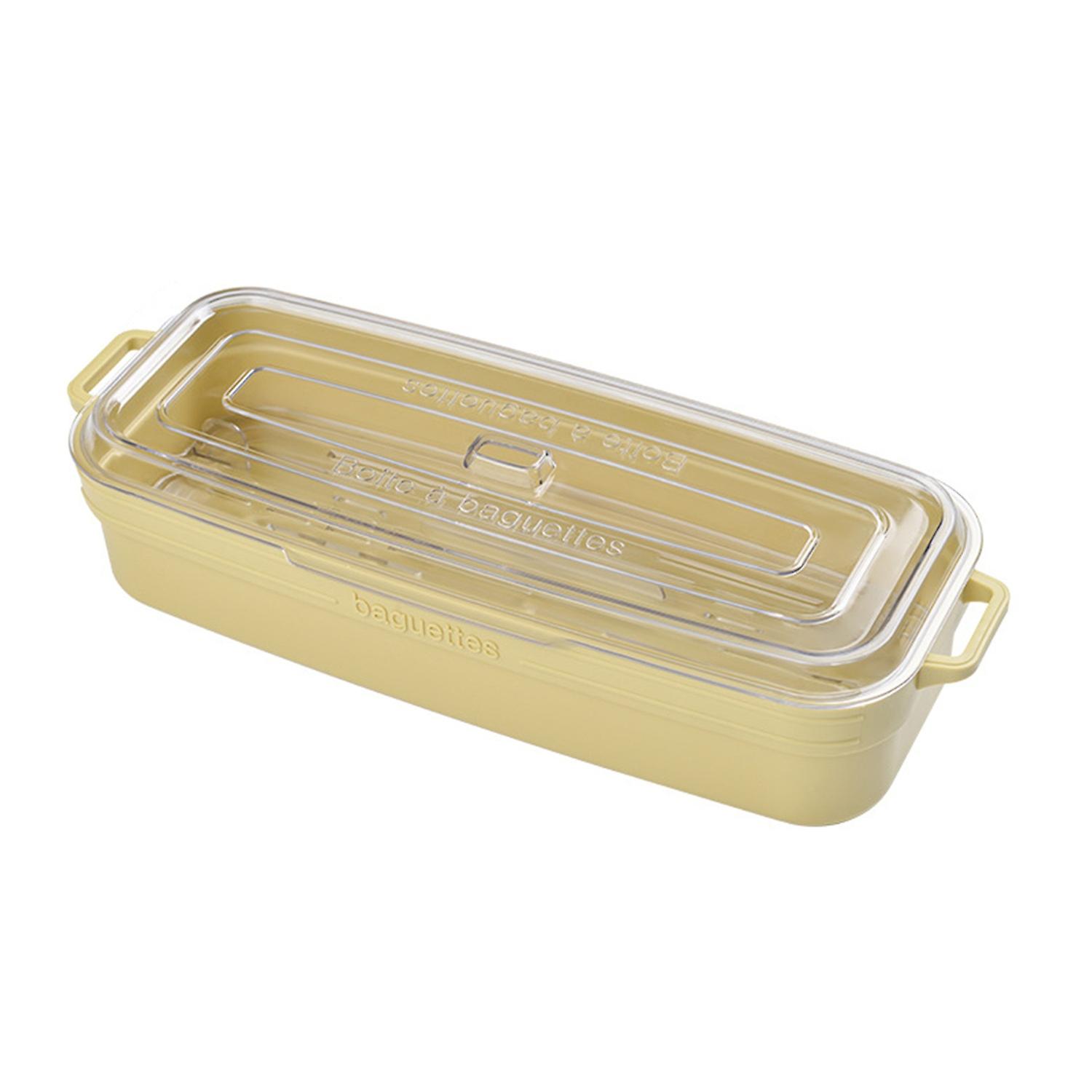 Chopsticks Box with Lid Drain Rack Handle Dust-proof Chopstick Cage Kitchen Storage Box Household Su