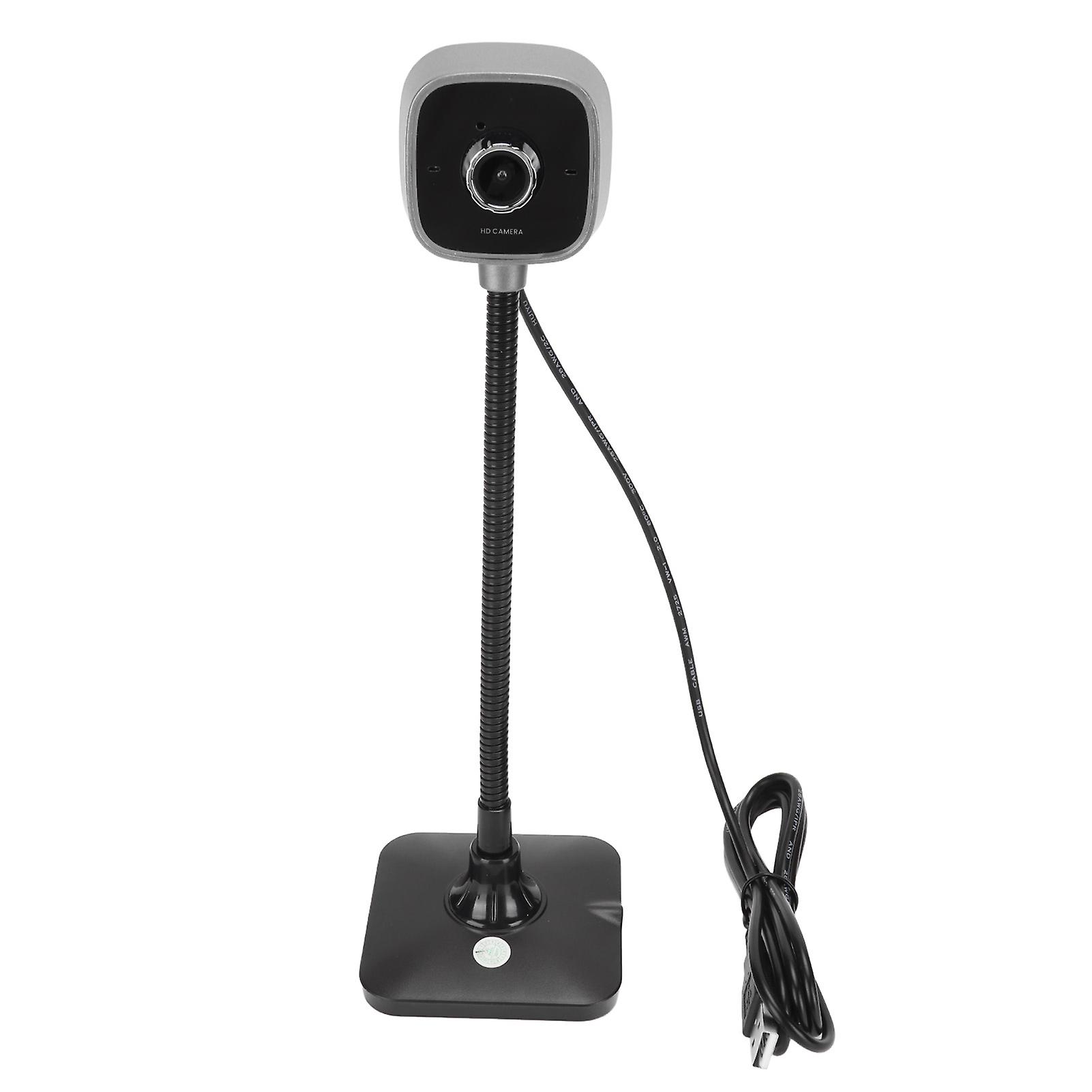 1080P Full HD USB Camera with Wide Angle, Manual Focus, and Built-in Mic for PC