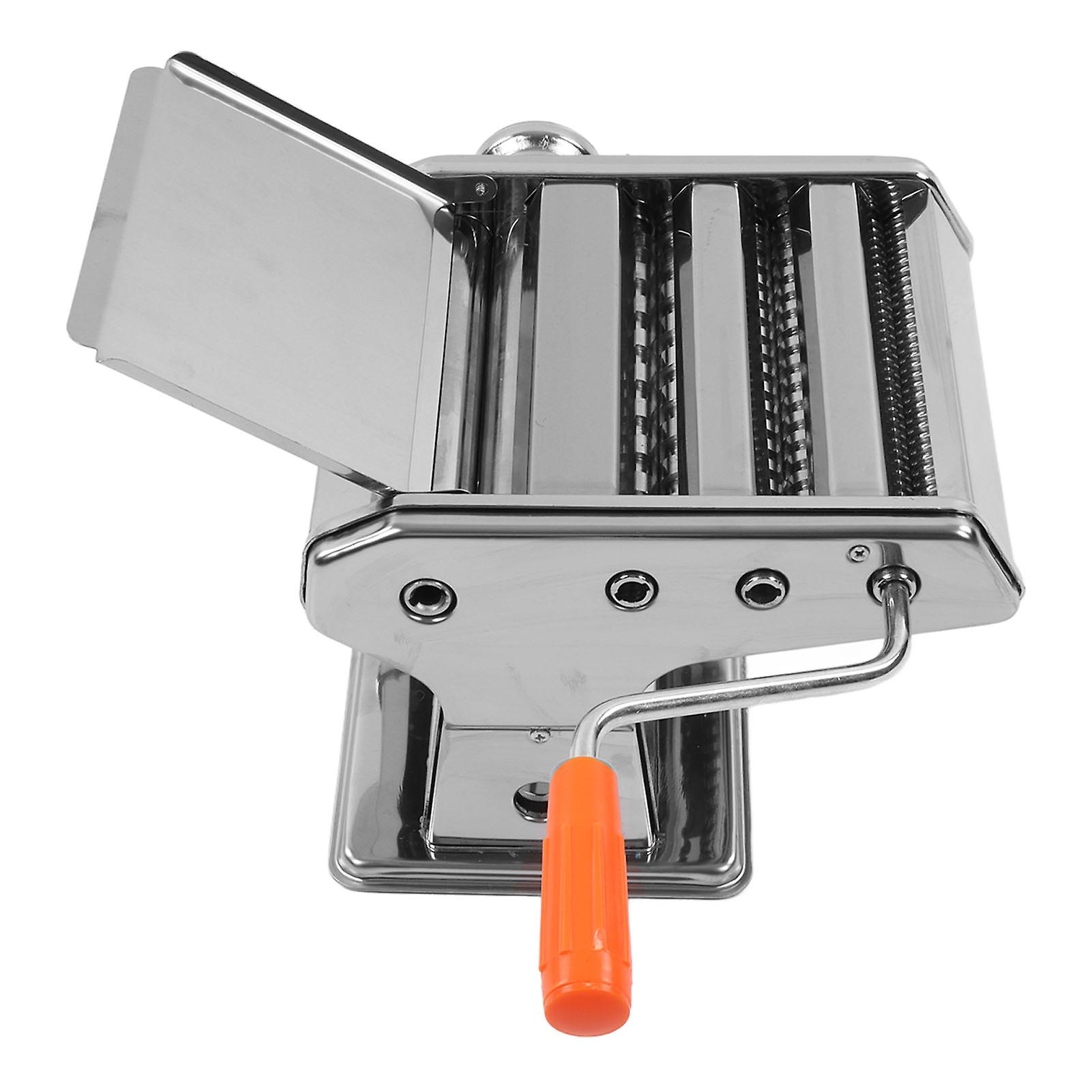 Pasta Maker Stainless Steel 9 Level Thickness Adjustment Manual Pasta Maker Machine with Anti Slip Handle 