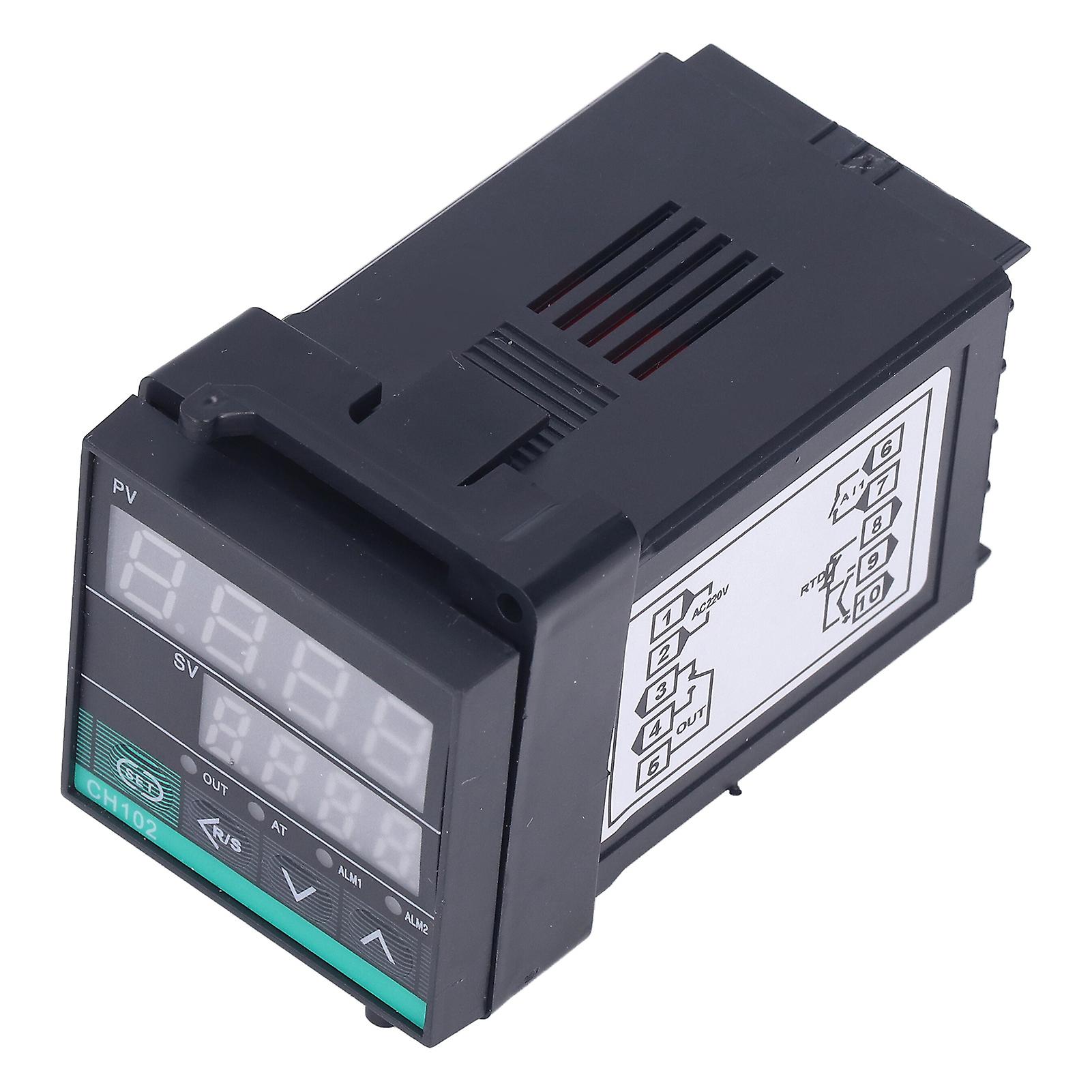 Régulateur de température PID Thermostat numérique intelligent de type K CH102FK02-MxAN AC220V