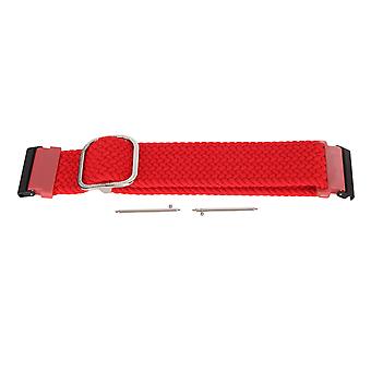 Nylon Watchband Adjustable Replacement Band Sport Breathable Strap for Spartan for Suunto7 Red