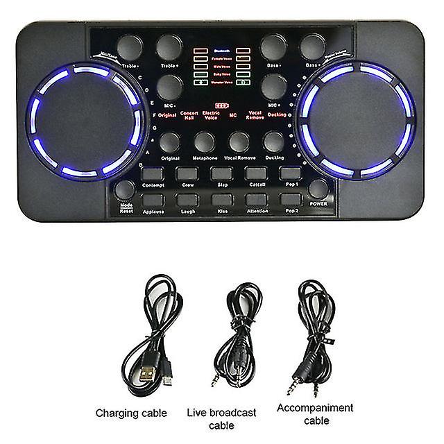 V300 Pro Live Streaming Sound Card 10 Sound Effects 4.0 O Interface Mixer For Dj Music Studio Recording Karaoke