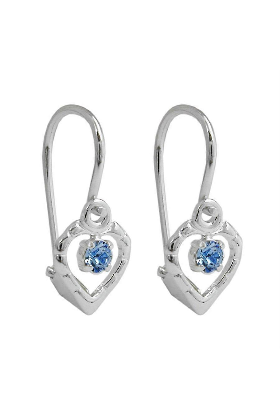 Leverback Earrings Blue Silver 925 - Gl90646